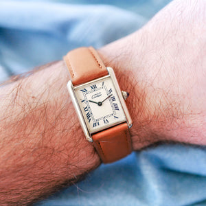 Montre ancienne vintage Cartier Tank grand modèle