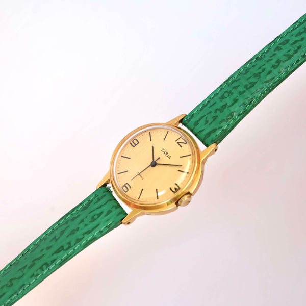 Montre bracelet vert femme mécanique