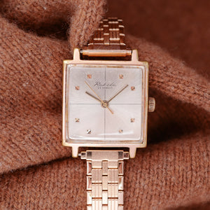 Montre carrée vintage femme Raketa Poljot russe