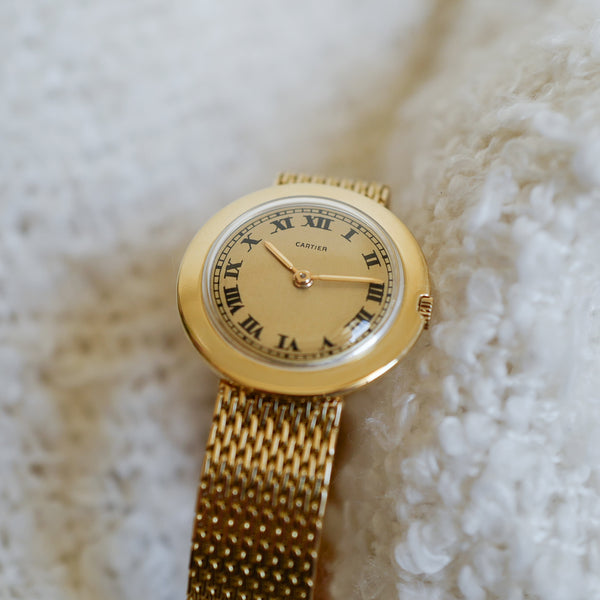 montre cartier baignoire vintage disco volante