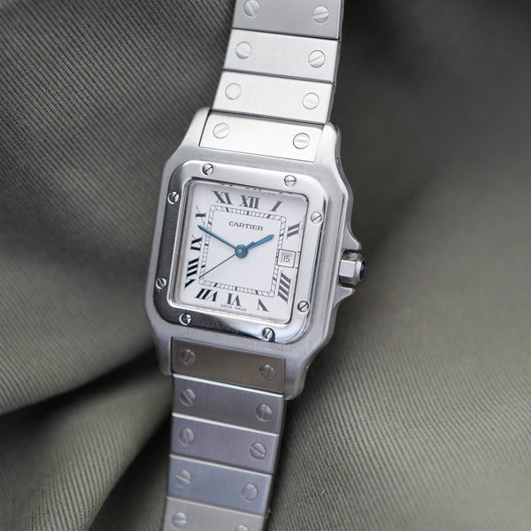 Montre Cartier boite papiers 2960 santos homme