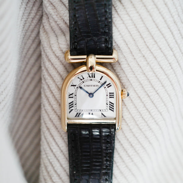 Montre Cartier Calandre réf 6603 grand modele boite & papiers