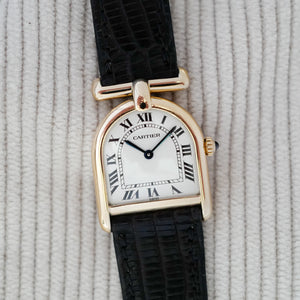 Montre Cartier Calandre romane boite & papiers vintage