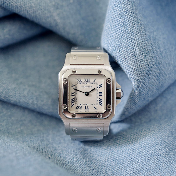 Montre Cartier pour femme à pile vintage