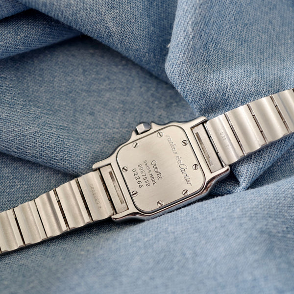 Montre Cartier Santos femme cadran blanc
