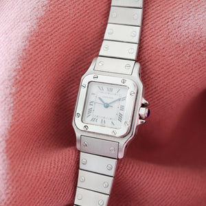 Cartier vintage acier 'Lady Santos'  (1980's)