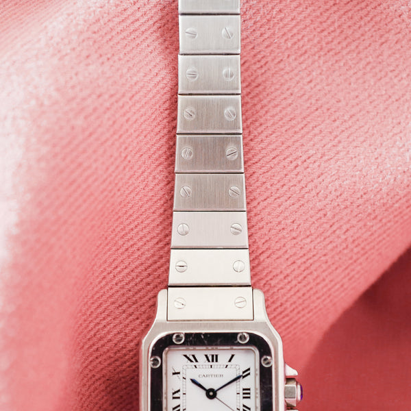 Cartier vintage acier 'Lady Santos'  (1980's)