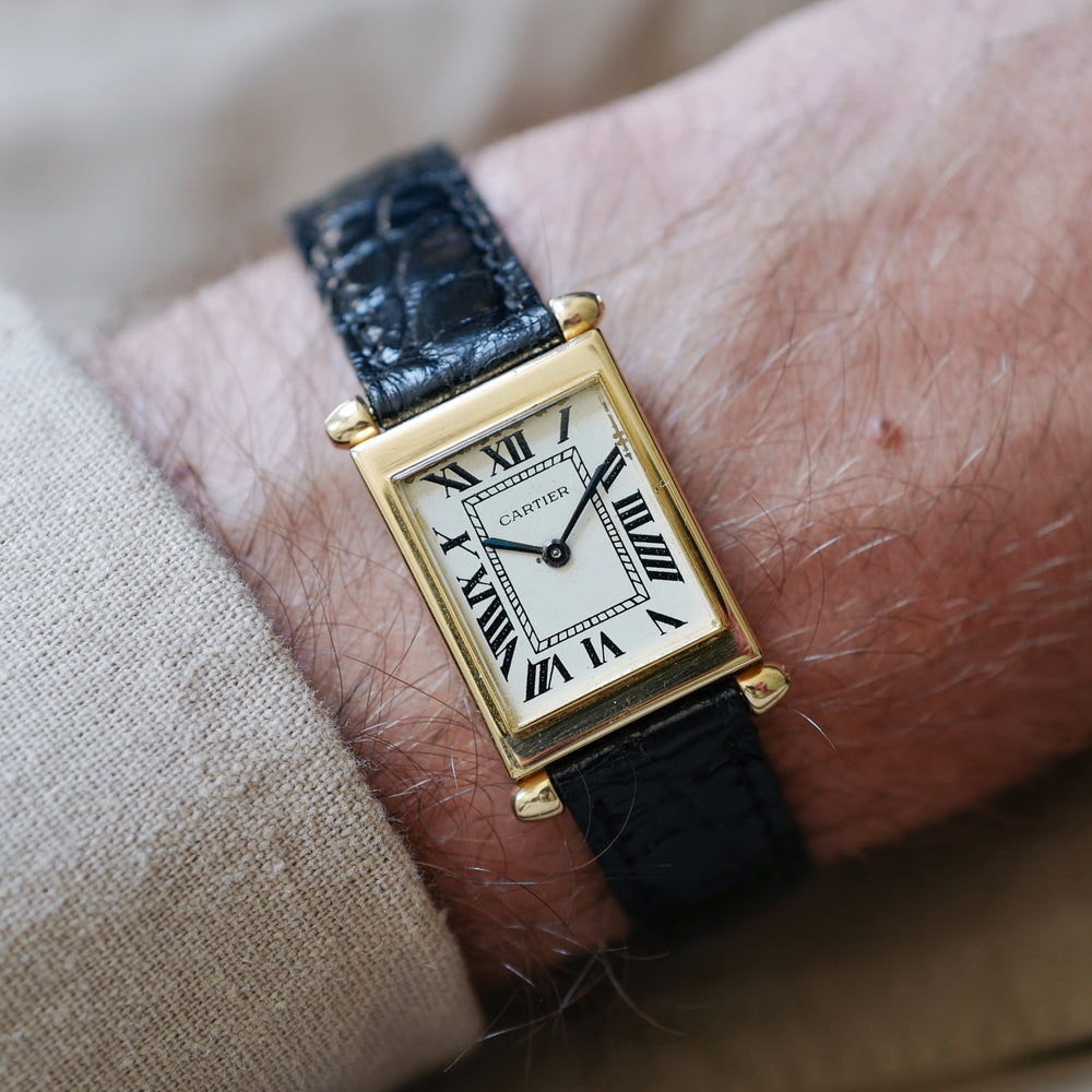 Montre ancienne vintage Cartier Tank Obus