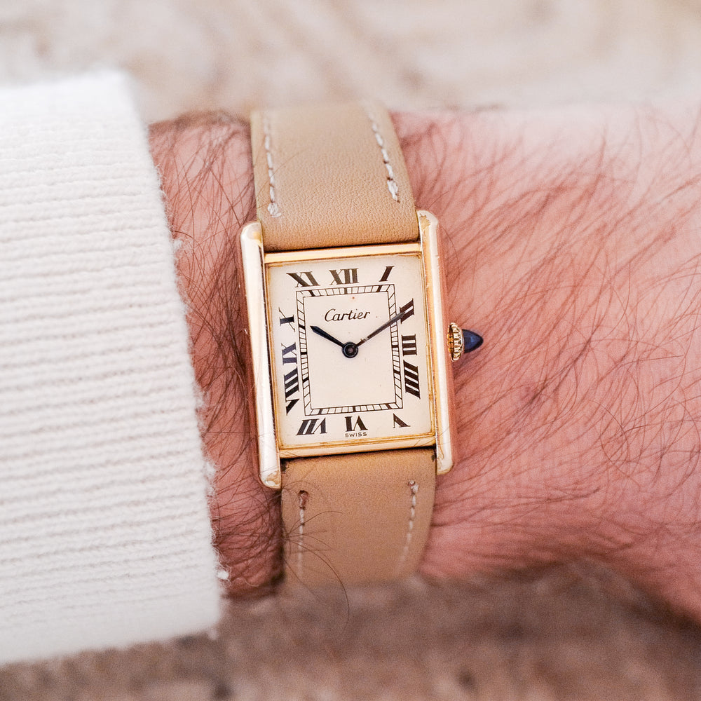 Montre cartier Tank vintage GM