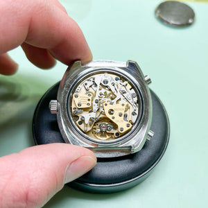 HEUER  Calculator Chronographe vintage - Réf.110.633 (Années 1970)