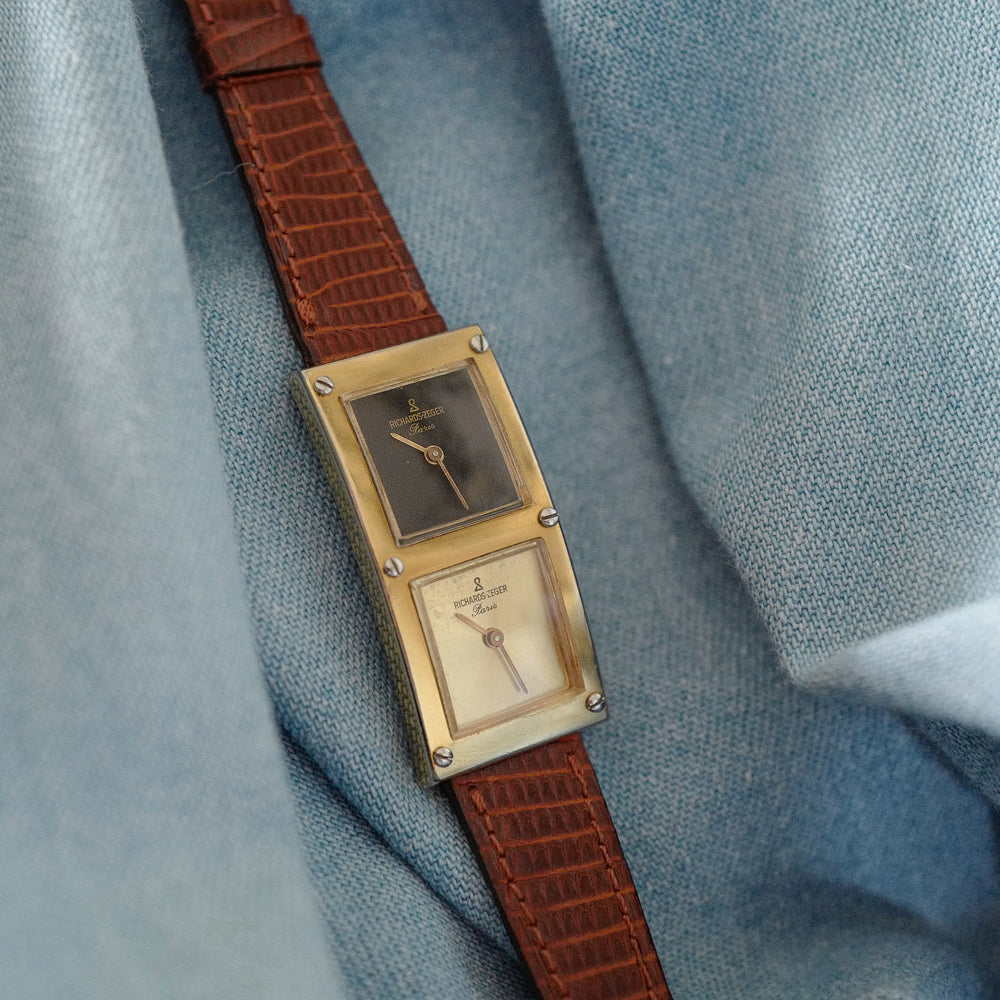 Montre Curvex plaquée or