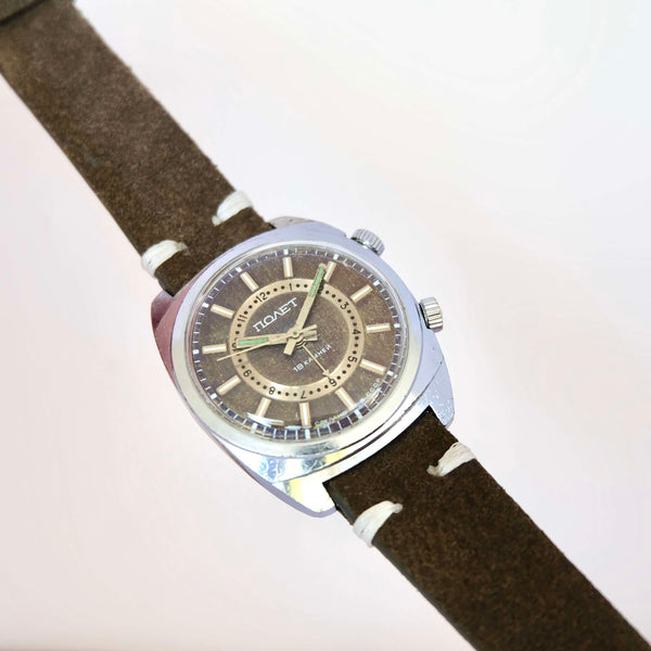 Montre cyrillique vintage remontage ancienne russe