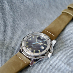 Montre de pilote vintage worldtimer ancienne