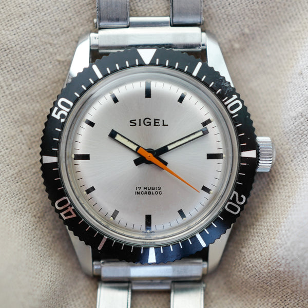 Montre de plongée vintage homme femme