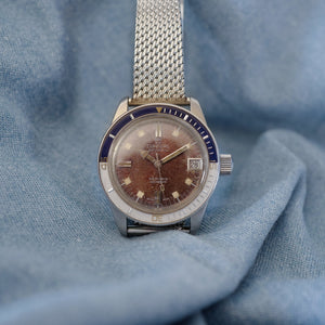 Montre de plongée patine tropicale