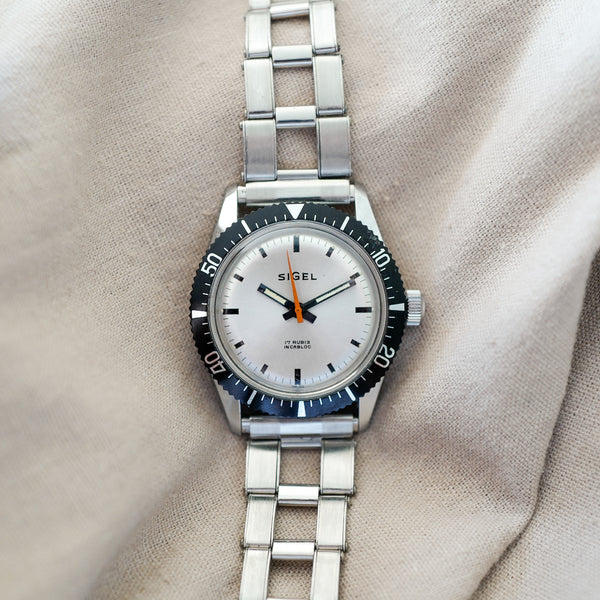 Montre de plongée vintage Submariner panda