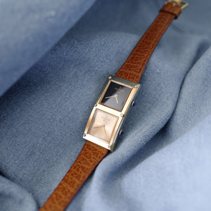 Montre deux fuseaux horaire femme GMT