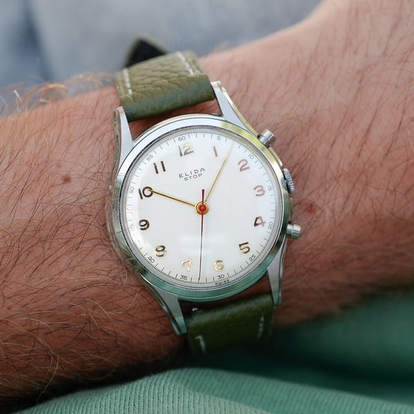 Montre Elida chronostop vintage Omega
