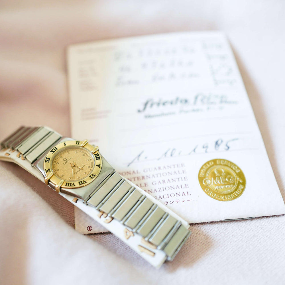 Petite Omega Constellation pour femme 795.1080 papiers origine