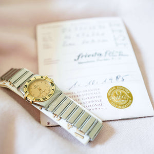 Montre femme cadeau petite Omega Constellation pour femme 795.1080