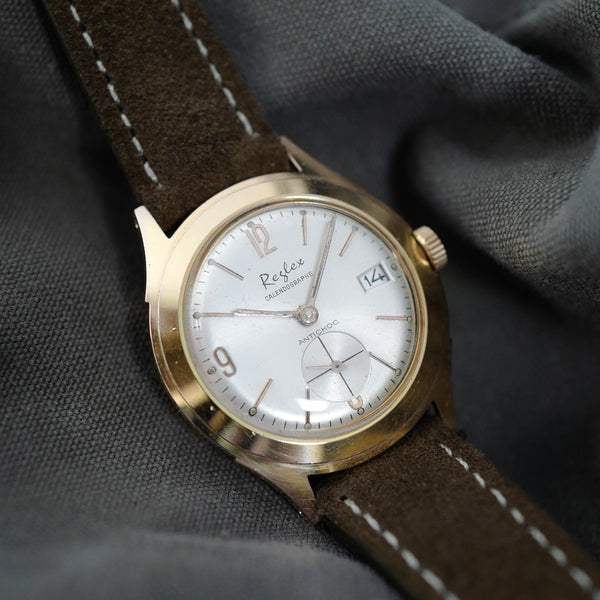 Montre femme homme bracelet bleu date seconde