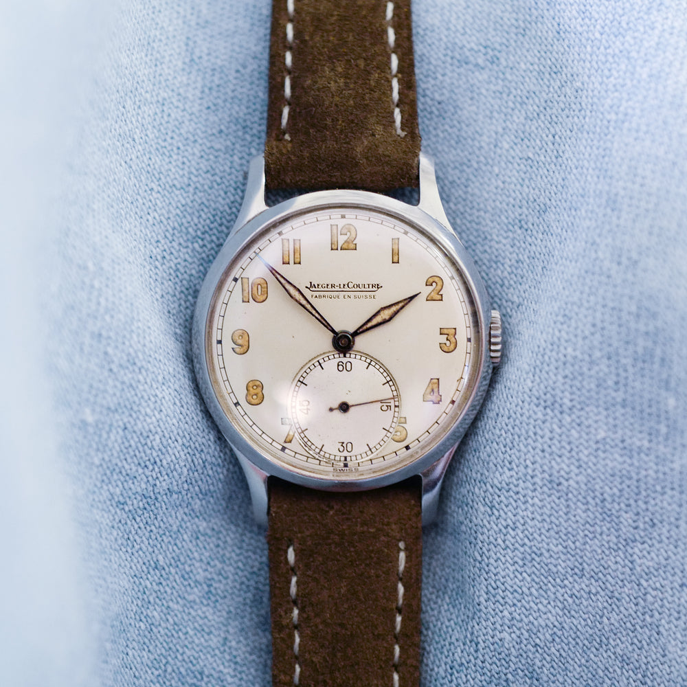 Montre Jaeger vintage LeCoultre cadran militaire