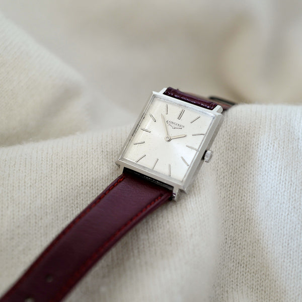 Montre Longines rectangle carré vintage