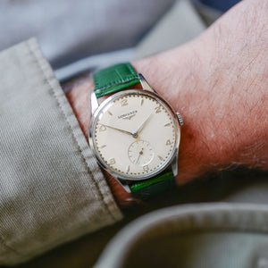 Montre Longines vintage extra plate