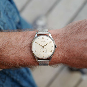 Montre Longines vintage militaire grande taille