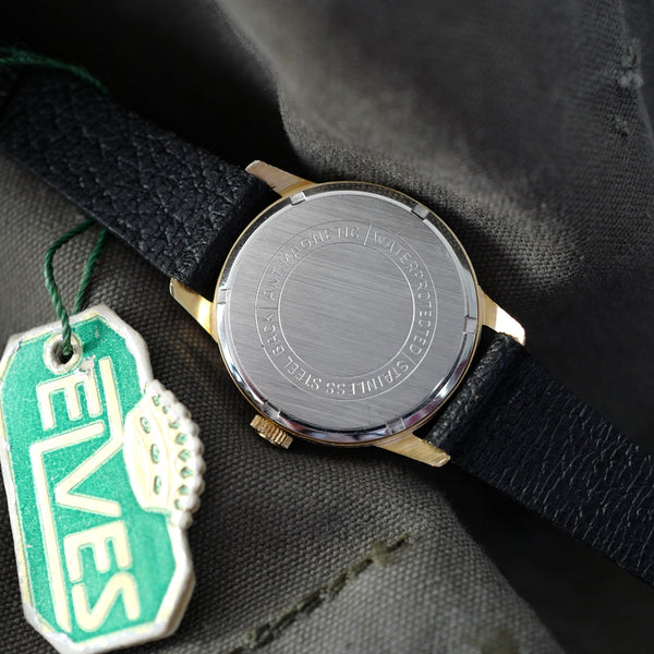 Montre mécanique femme dorée