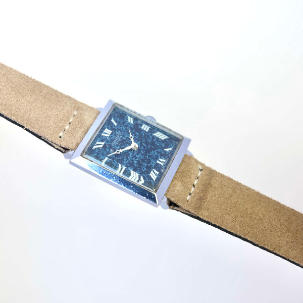 Montre mécanique femme vintage carré