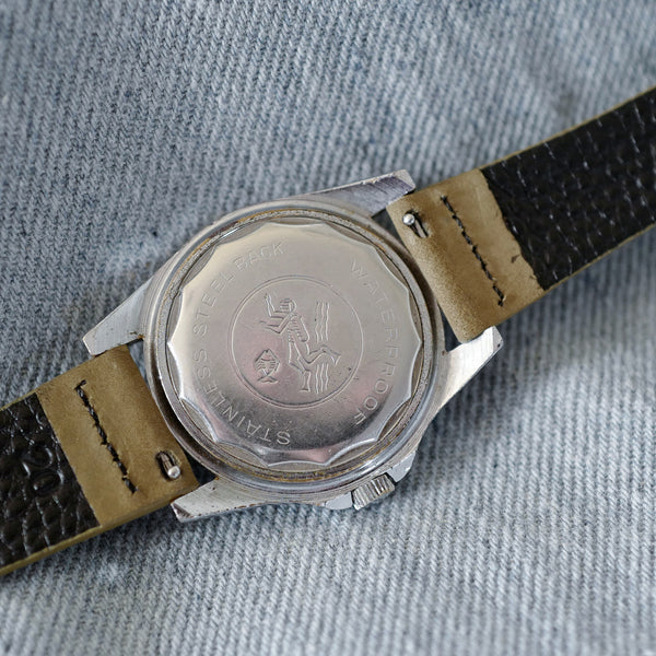 Montre mécanique pour aviateur pilote vintage