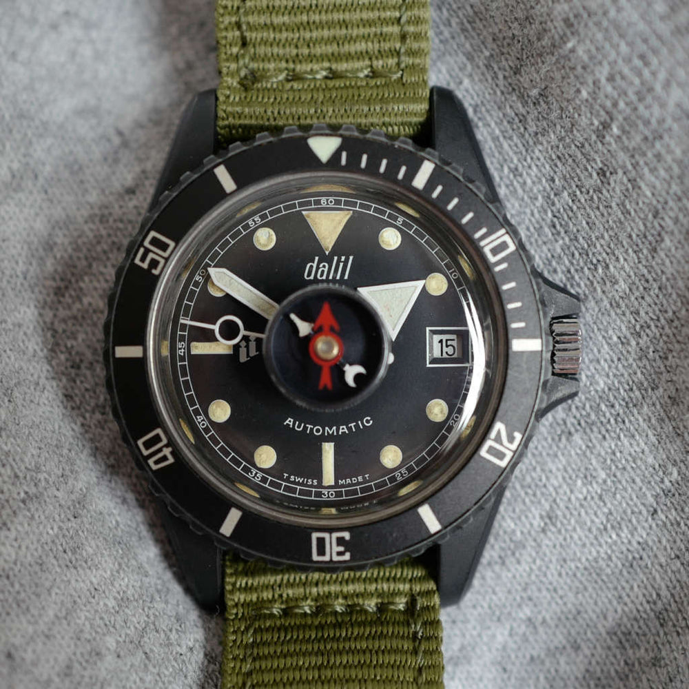 DALIL "Boussole Militaire" Monnin PVD Case (Vintage 1980)