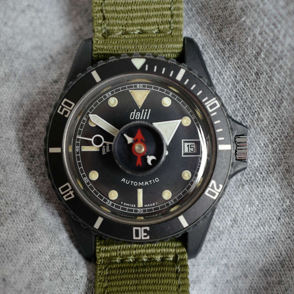 DALIL "Boussole Militaire" Monnin PVD Case (Vintage 1980)