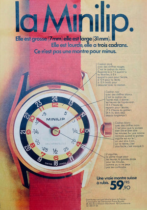 Lip, Minilip Mécanique, montre pédagogique