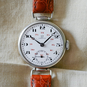 Montre Omega soldat poilu trench calibre 13 ancienne montre militaire