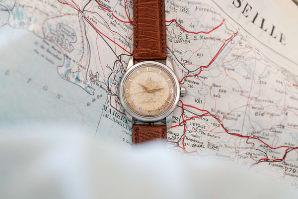 Montre Oméga cadran patine vintage