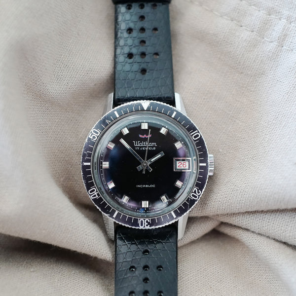 Montre plongée vintage Waltham USA