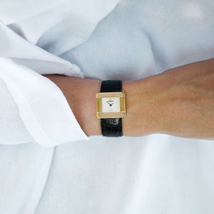 Montre Poiray or carré femme occasion