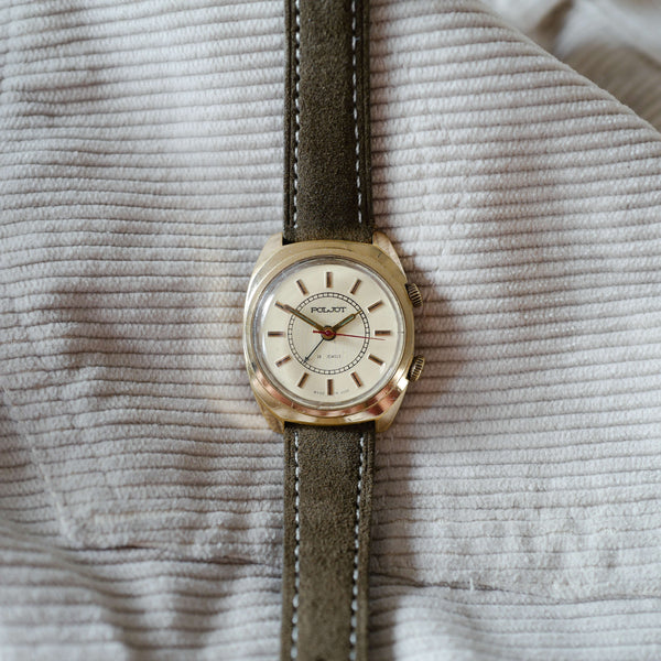 Montre poljot soviétique alarme vintage réveil
