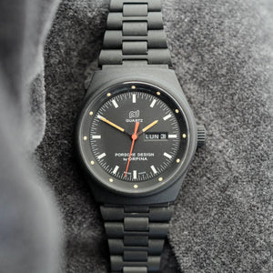 Montre quartz vintage neuve de stock Orfina PVD