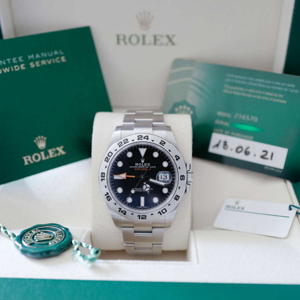 ROLEX Explorer II  -  216570  ' Full Set '  (2021)