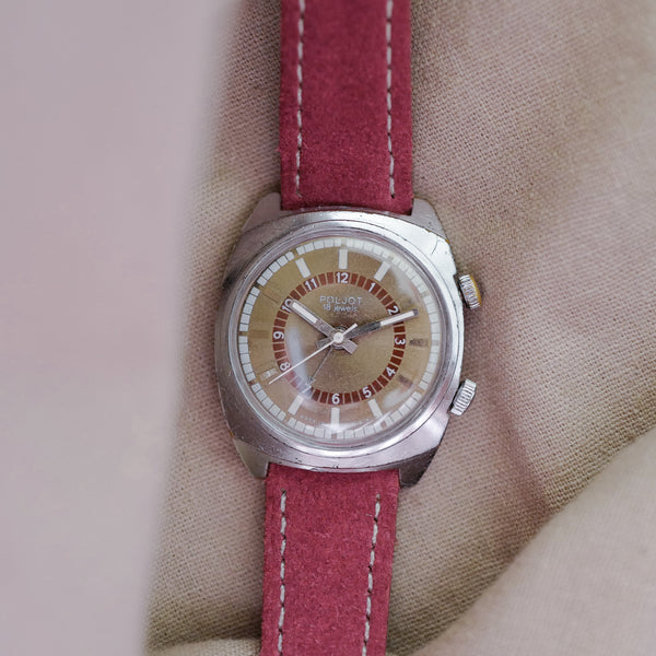 Montre russe vintage Poljot alarme