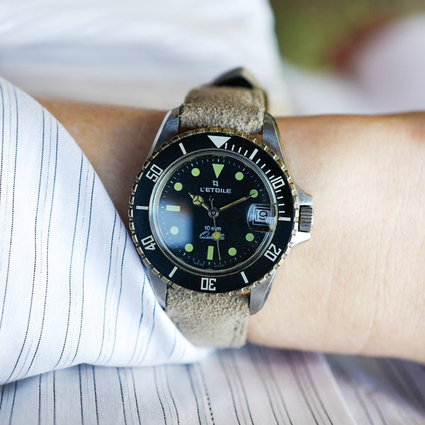Montre vintage Étoile femme Submariner