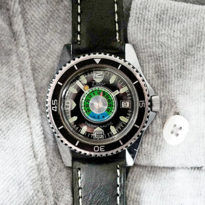 Montre vintage France ancienne plongée thermomètre