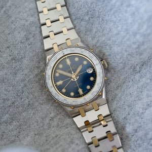Montre vintage italienne suisse quartz style royal oak