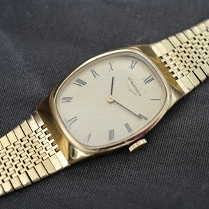 Montre vintage Longines bracelet doré
