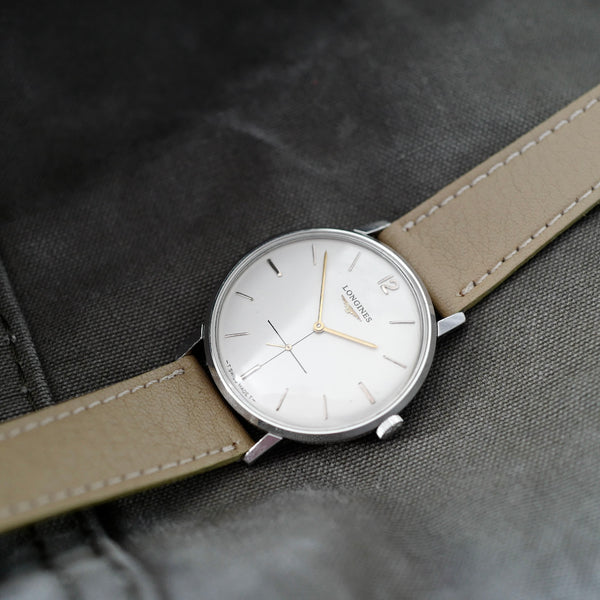 Montre vintage Longines extra plate habillée mécanique