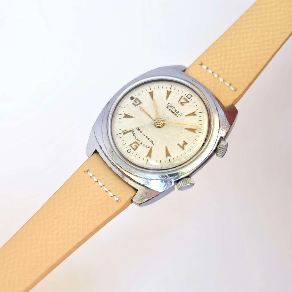 montre vintage russe soviétique alarme