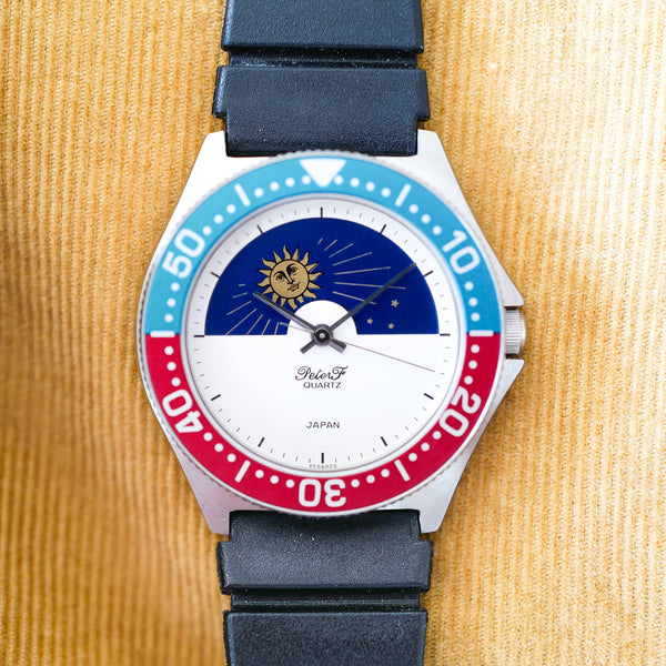 Montre vintage Seiko jour et nuit